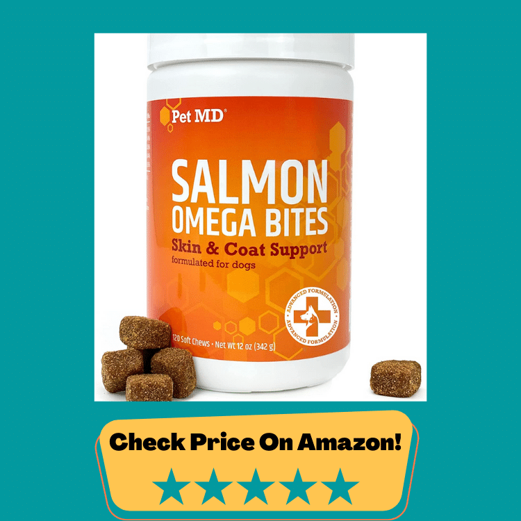 Pet MD Salmon Oil Omega 3 for Dogs